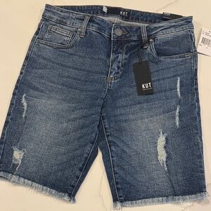Kut from the Kloth Blue Jean Shorts